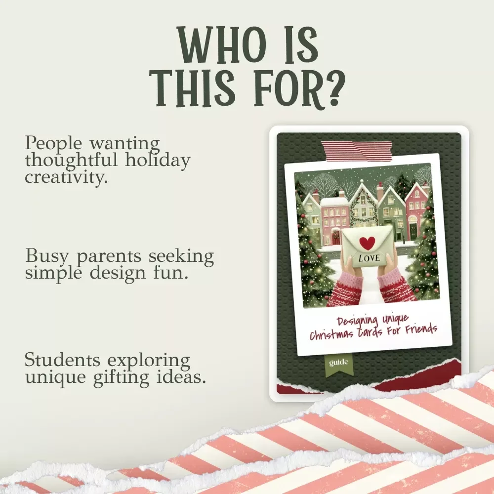 Designing Unique Christmas Cards for Friends | AI Holiday Card Guide | how to use ai to design a unique christmas card for friends | Digital Download for Creative Christmas Card Design