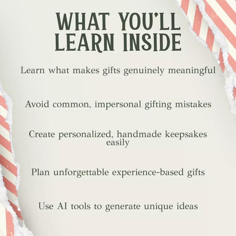 Gifts That Truly Spark Joy for Mom | Digital Download Guide for Meaningful, Unique, Personalized Gift Ideas | eBook, Checklist & Creative Inspiration