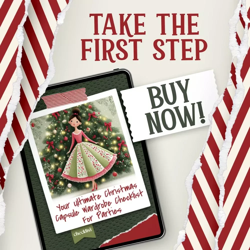 Your Christmas Capsule Wardrobe Checklist for Parties – Holiday Outfit Planner, Festive Closet Guide, Digital Download, Christmas Party Style Checklist