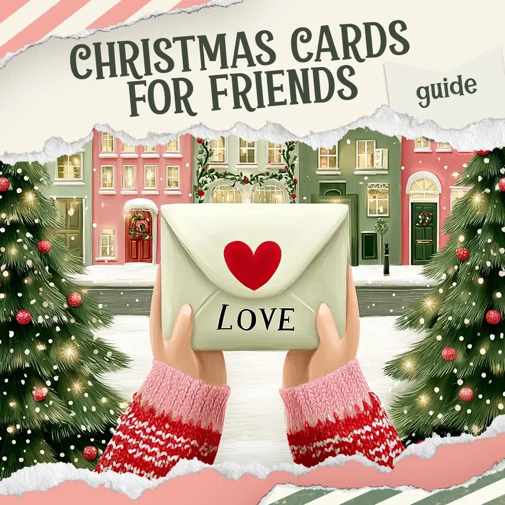 Designing Unique Christmas Cards for Friends | AI Holiday Card Guide | how to use ai to design a unique christmas card for friends | Digital Download for Creative Christmas Card Design