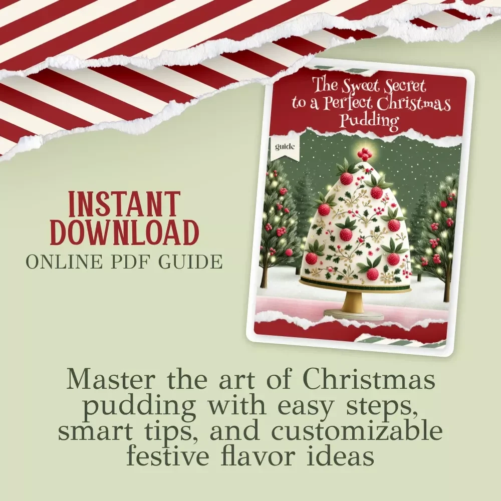 The Sweet Secret to a Perfect Christmas Pudding | Festive Holiday Recipe Guide, Digital Download eBook for Beginners & Bakers | Christmas Cooking Checklist & Step-by-Step Pudding Tutorial