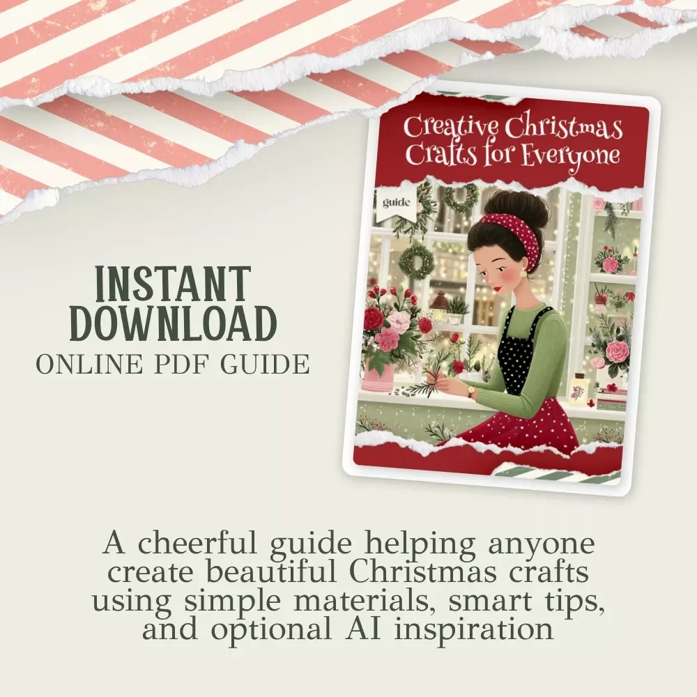 Creative Christmas Crafts for Everyone – Holiday Crafting Guide, DIY Projects, christmas crafts ideas Inspiration for Beginners & Families