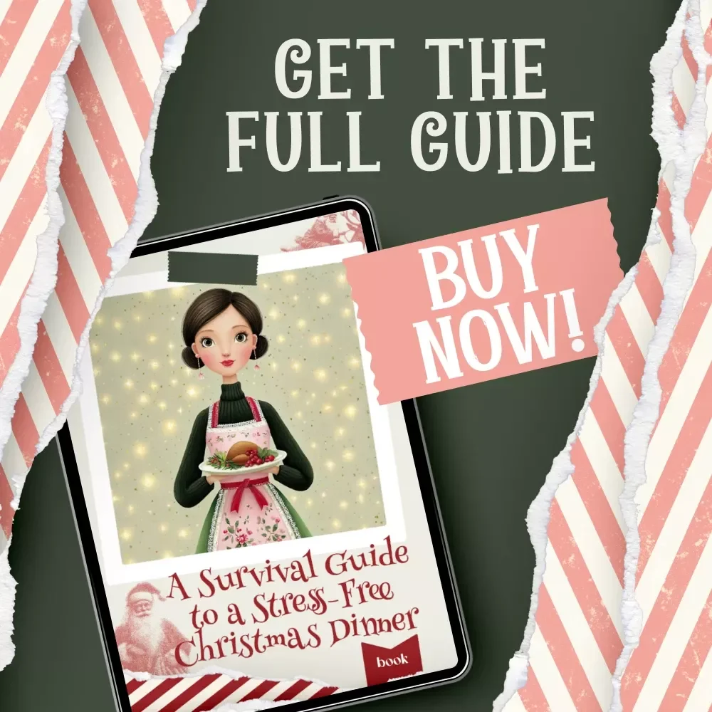 A Survival Guide to a Stress-Free Christmas Dinner | Holiday eBook for Hosts | Perfect for what to do when you're cooking christmas dinner for picky eaters | Festive Menu Planning & Picky-Eater Strategies