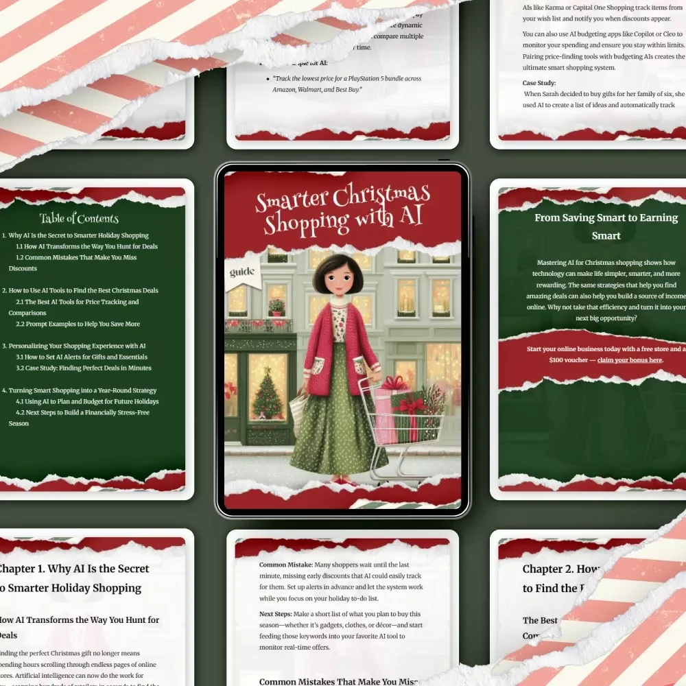 Smarter Christmas Shopping with AI | Digital Guide for Holiday Savings | How to Use AI to Find the Best Christmas Deals