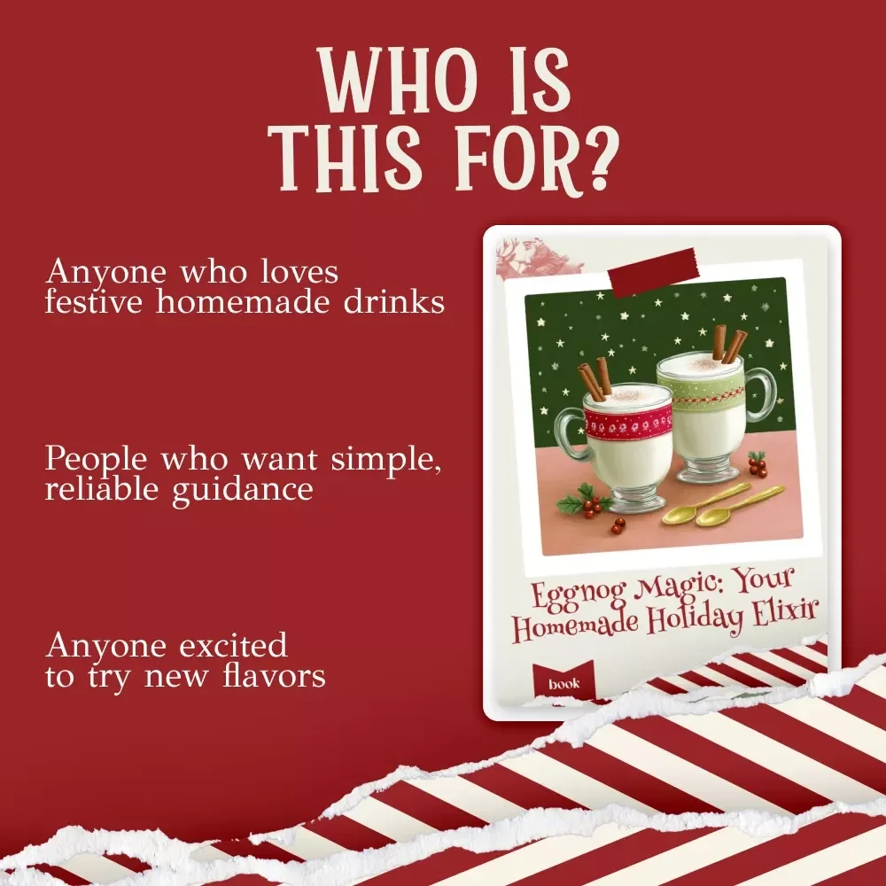 Eggnog Magic: Your Homemade Holiday Elixir – Festive DIY Recipe eBook for Holiday Entertaining | Cozy Kitchen Guide | how to make homemade eggnog