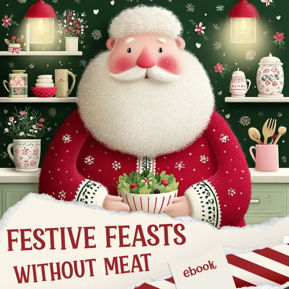 Festive Feasts Without Meat | Christmas Vegetarian Meal Ideas eBook | Holiday Cooking Guide for What to Serve at a Christmas Vegetarian Meal
