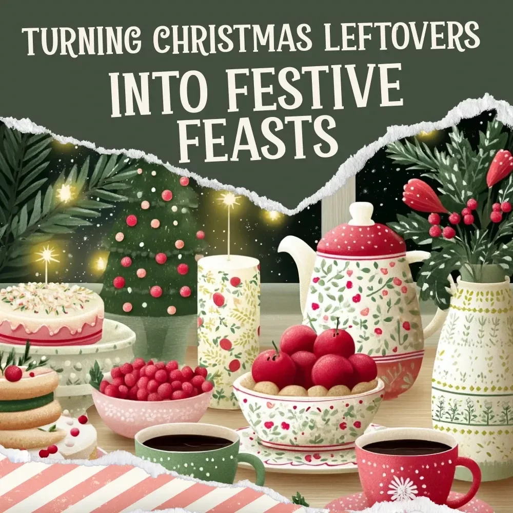 Turning Christmas Leftovers into Festive Feasts – Holiday Kitchen Guide | Digital Download for Creative Cooking with how to use ai to generate ideas for repurposing christmas leftovers