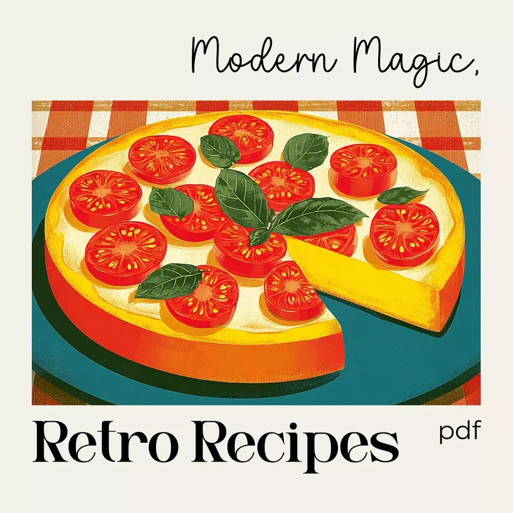 Modern Magic for Retro Recipes | How to Use AI to Modernize Retro Recipes | Digital Cooking Guide for Vintage Food Lovers, Home Cooks & Content Creators