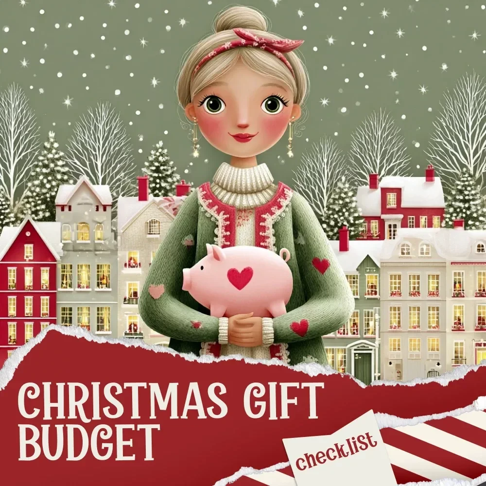 The Ultimate Christmas Gift Budget Checklist | Holiday Spending Planner | Printable Guide for How to Set a Budget for Christmas Gifts