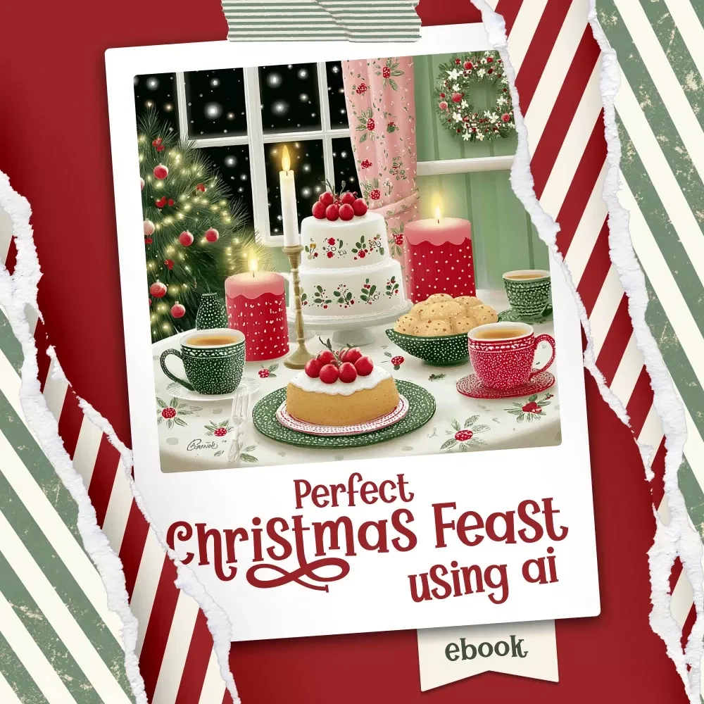Using AI to Plan the Perfect Christmas Feast – Holiday Menu eBook | Digital Download | how to use ai for christmas meal planning Guide
