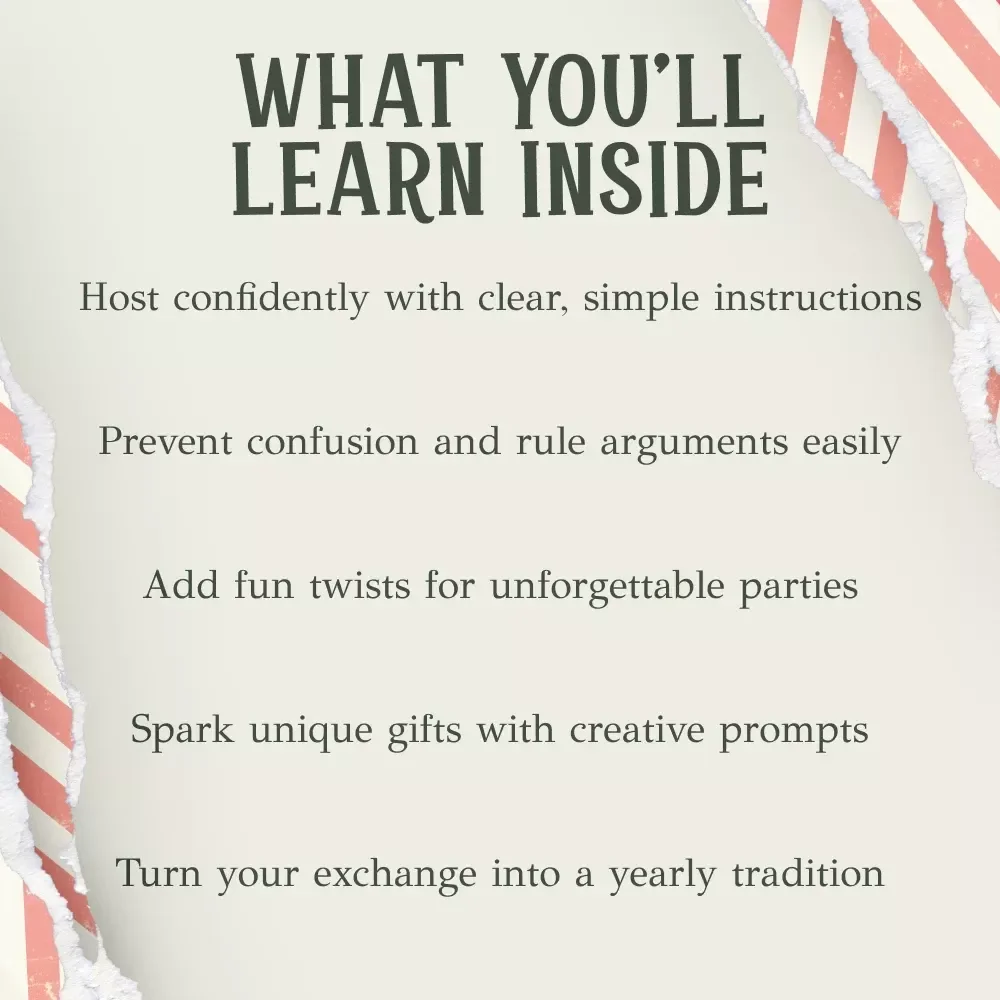 Mastering the Rules of Dirty Santa | Printable Holiday Party Game Guide | Dirty Santa Rules eBook | Holiday Gift Exchange Party Planner | Digital Download