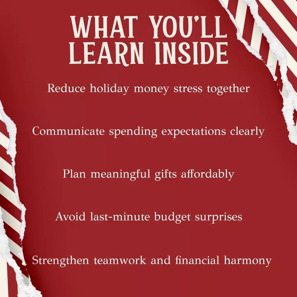 How to Make a Christmas Budget With Your Partner – Holiday Budgeting Guide for Couples, Money Planning eBook, Christmas Spending Checklist