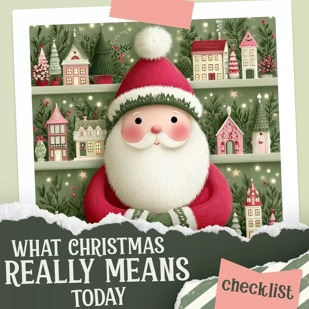 What Christmas Really Means Today | Modern Meaning of the Holidays Checklist | Digital Download | what does christmas mean today