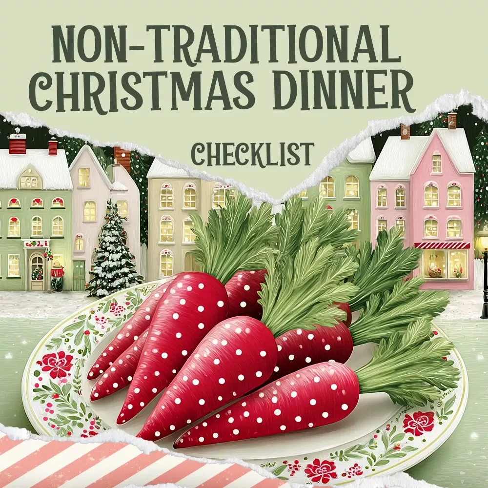 Break the Mold: Non-Traditional Christmas Dinner Checklist | Unique Holiday Menu Planner | Festive Meal Ideas Guide | Digital Download for non traditional christmas dinner ideas