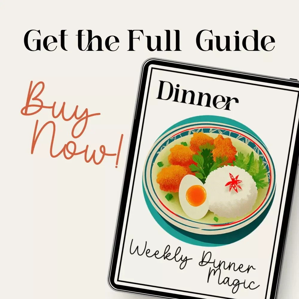 Weekly Dinner Magic | Cozy Weekly Dinner Plan eBook | Meal Planning Guide for Stress-Free Evenings | Digital Download