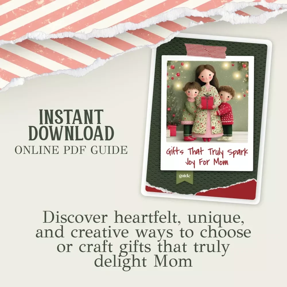 Gifts That Truly Spark Joy for Mom | Digital Download Guide for Meaningful, Unique, Personalized Gift Ideas | eBook, Checklist & Creative Inspiration