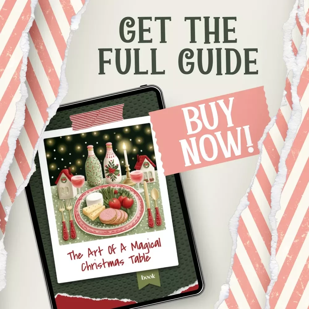 The Art of a Magical Christmas Table | Christmas Table Decor Guide | Holiday Hosting eBook | Festive Table Styling Checklist & Planning Tool