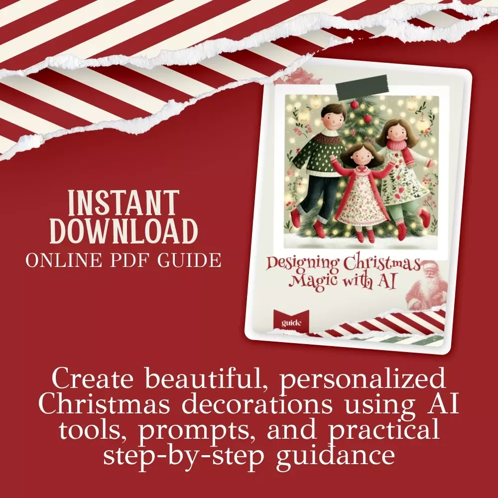 Designing Christmas Magic with AI | Holiday Decor Guide | how to use ai to design your christmas decorations | Festive Home Styling & AI Inspiration