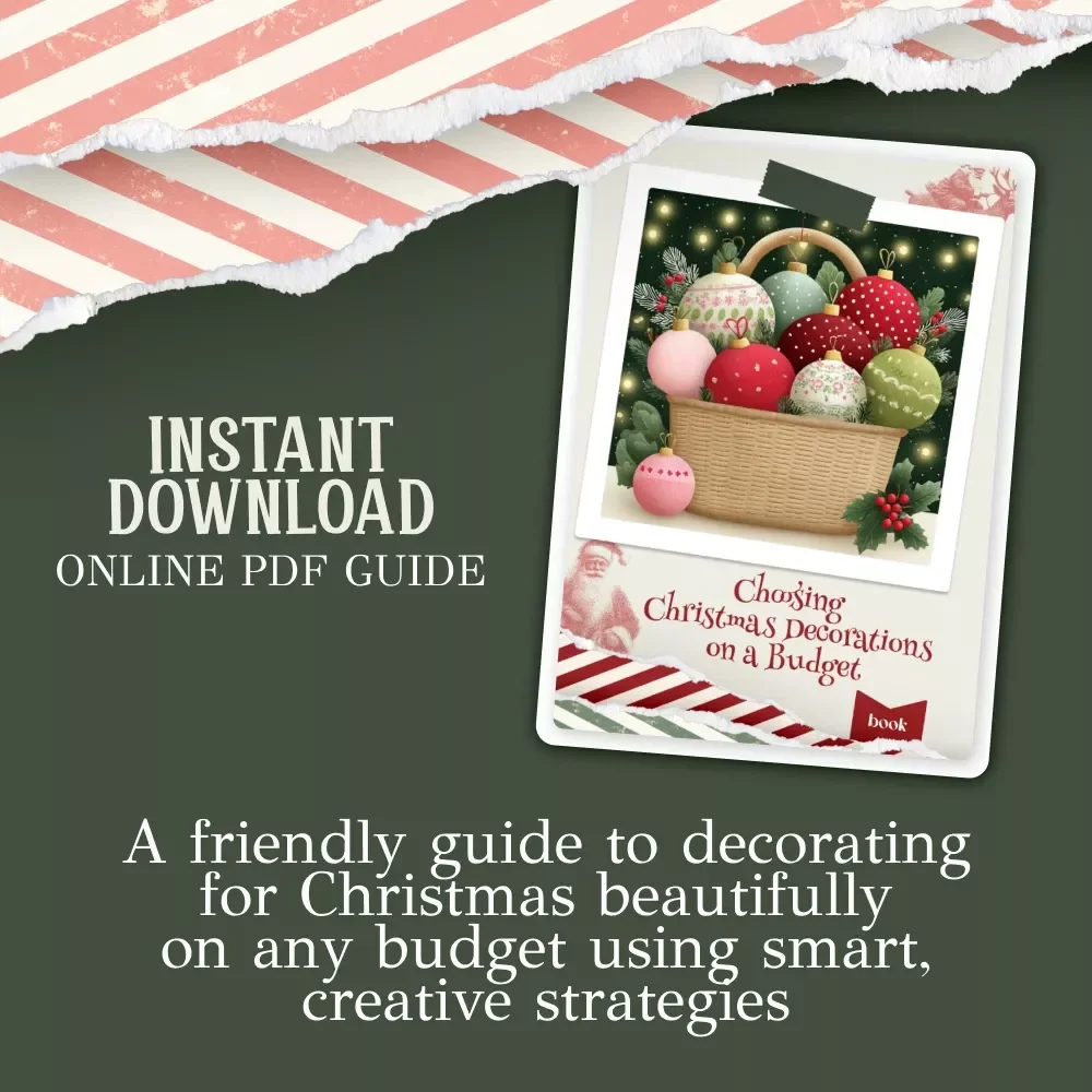 Choosing Christmas Decorations on a Budget | Practical Holiday eBook for Smart Seasonal Styling | best way to choose christmas decorations on a budget Guide