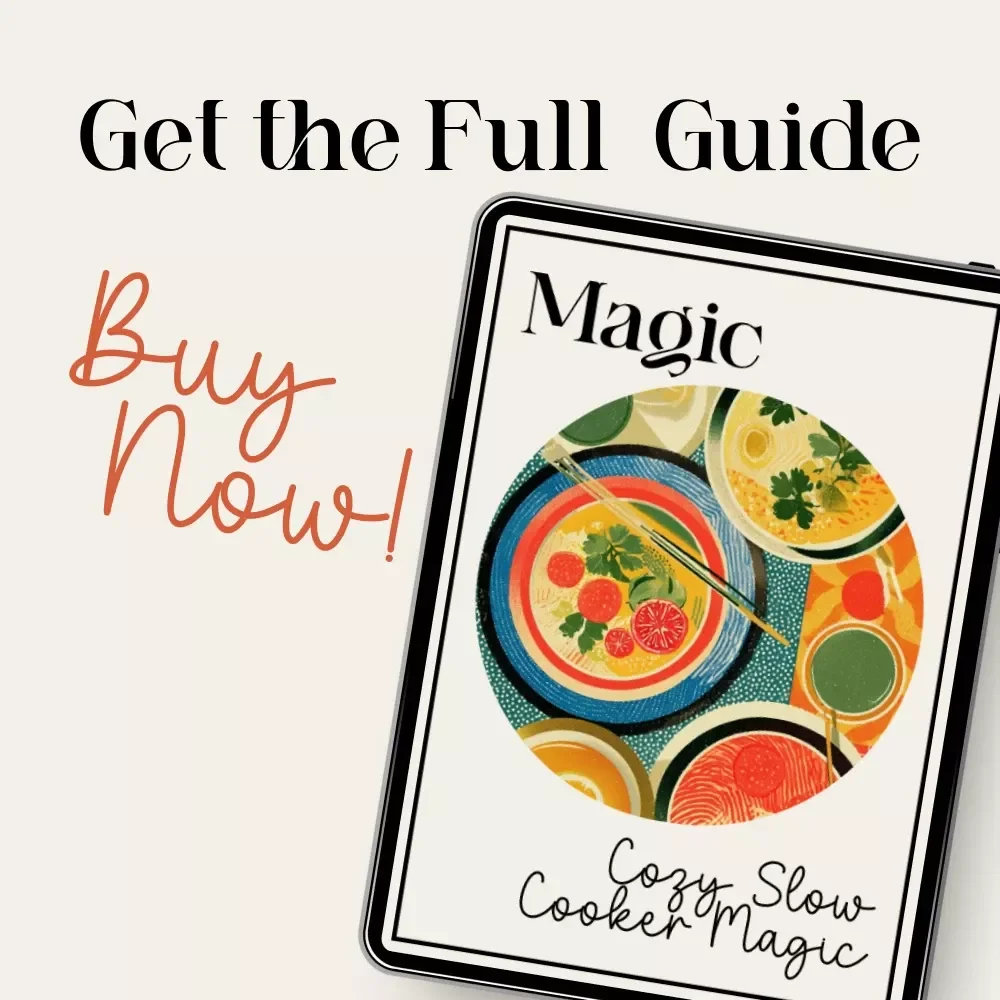 Cozy Slow Cooker Magic | Cozy Slow-Cooker Meals eBook | Comfort Food Recipes | Digital Download Guide for Easy Set-It-and-Forget-It Cooking