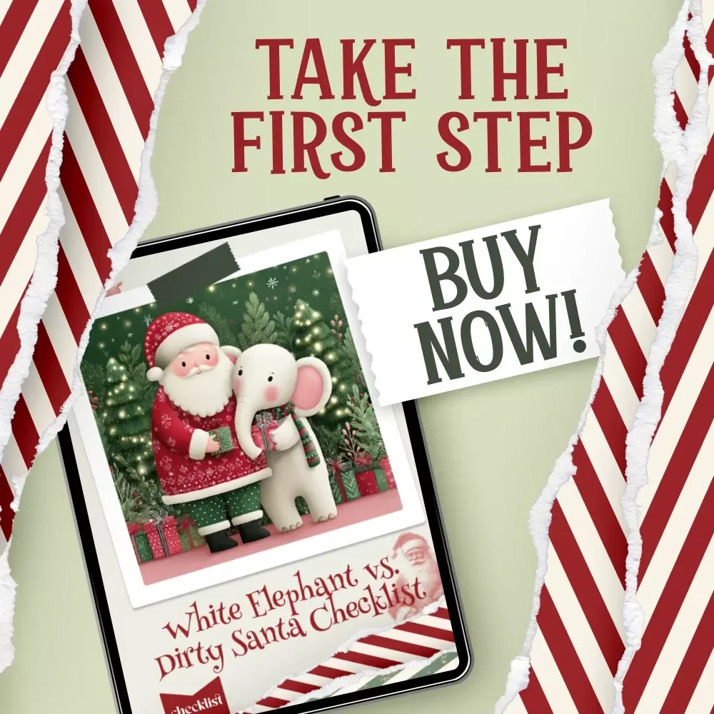 White Elephant vs. Dirty Santa Checklist - Ultimate Holiday Gift Exchange Game Guide