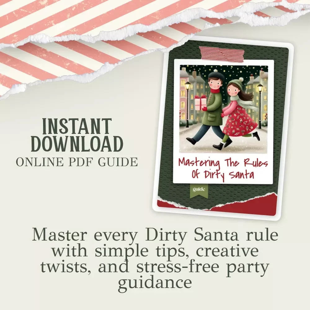 Mastering the Rules of Dirty Santa | Printable Holiday Party Game Guide | Dirty Santa Rules eBook | Holiday Gift Exchange Party Planner | Digital Download
