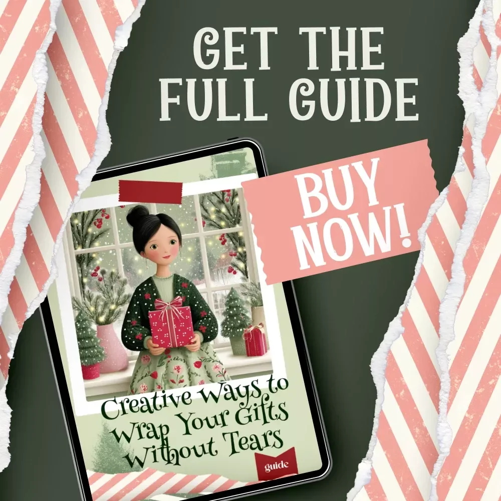 Creative Ways to Wrap Your Gifts Without Tears | Last-Minute Gift Wrapping Guide | Instant Download | what to do when you run out of gift wrap | Budget-Friendly DIY Alternatives