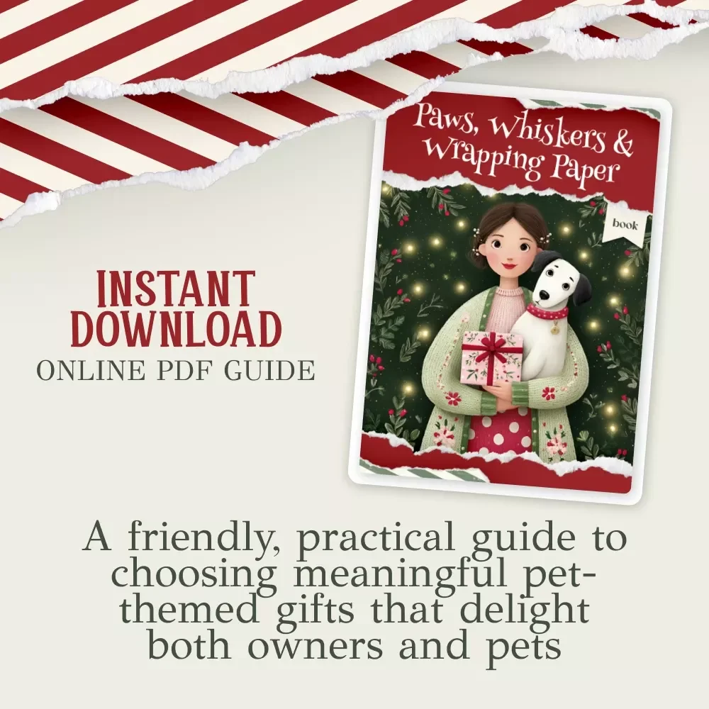 Paws, Whiskers & Wrapping Paper — Pet Lover Gift Guide | Digital Download | Holiday Pet Gift Ideas | Pet-Themed eBook for Dog, Cat & Exotic Pet Owners