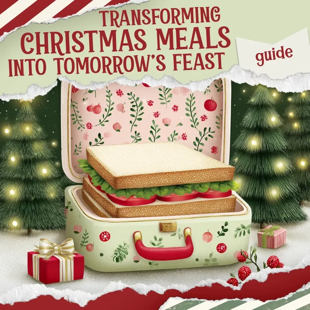 Transforming Christmas Meals into Tomorrow’s Feast | Holiday Leftover Guide for Creative Next-Day Recipes | How to Organise Christmas Leftovers for Next Day Meals | Festive Meal Planning eBook