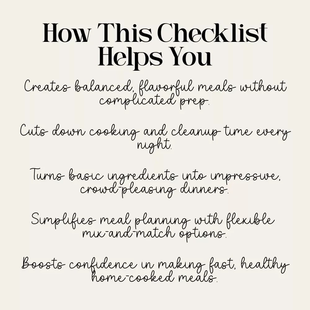 Sheet-Pan Dinner Magic | Time-Saving Recipe Checklist for Busy Cooks | sheet-pan dinners ideas Inspiration Guide | Easy Weeknight Meal Planning Printable