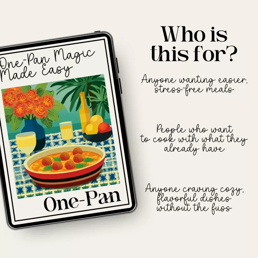 One-Pan Magic Made Easy | ChatGPT One-Pan Recipes Based on Ingredients | Printable Cooking Checklist | Simple One-Pan Meal Guide