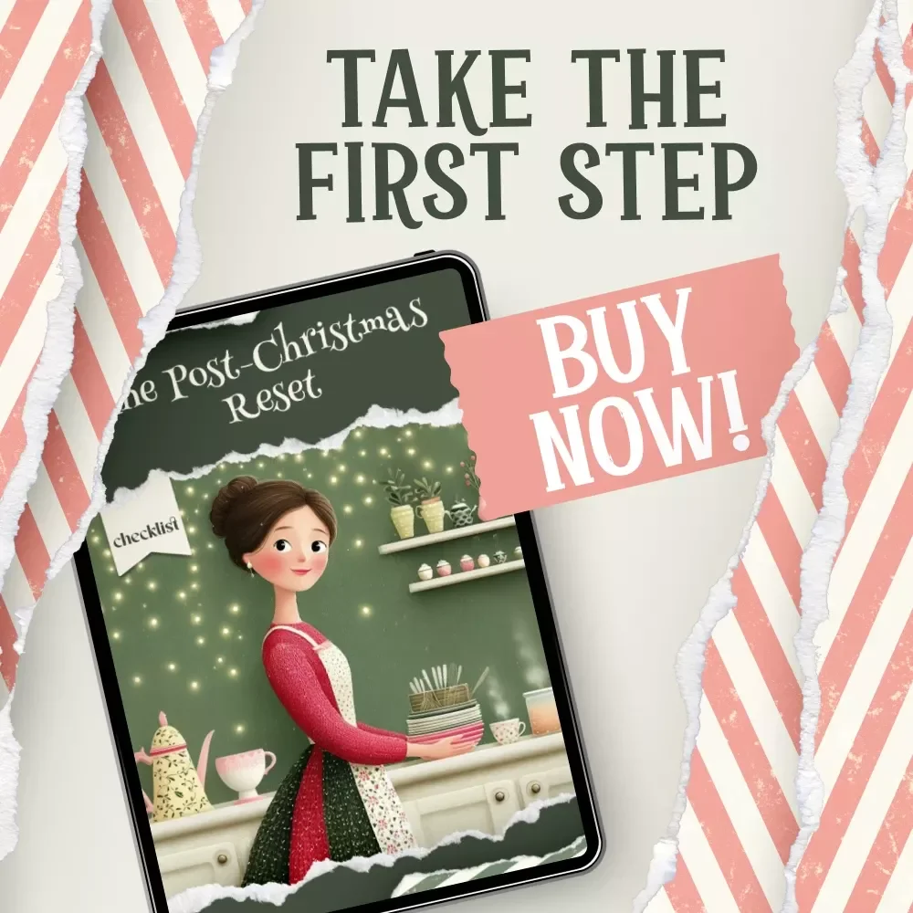 The Post-Christmas Reset | Holiday Home Cleanup Checklist | Instant Digital Download | how to make a post-christmas cleanup checklist Guide