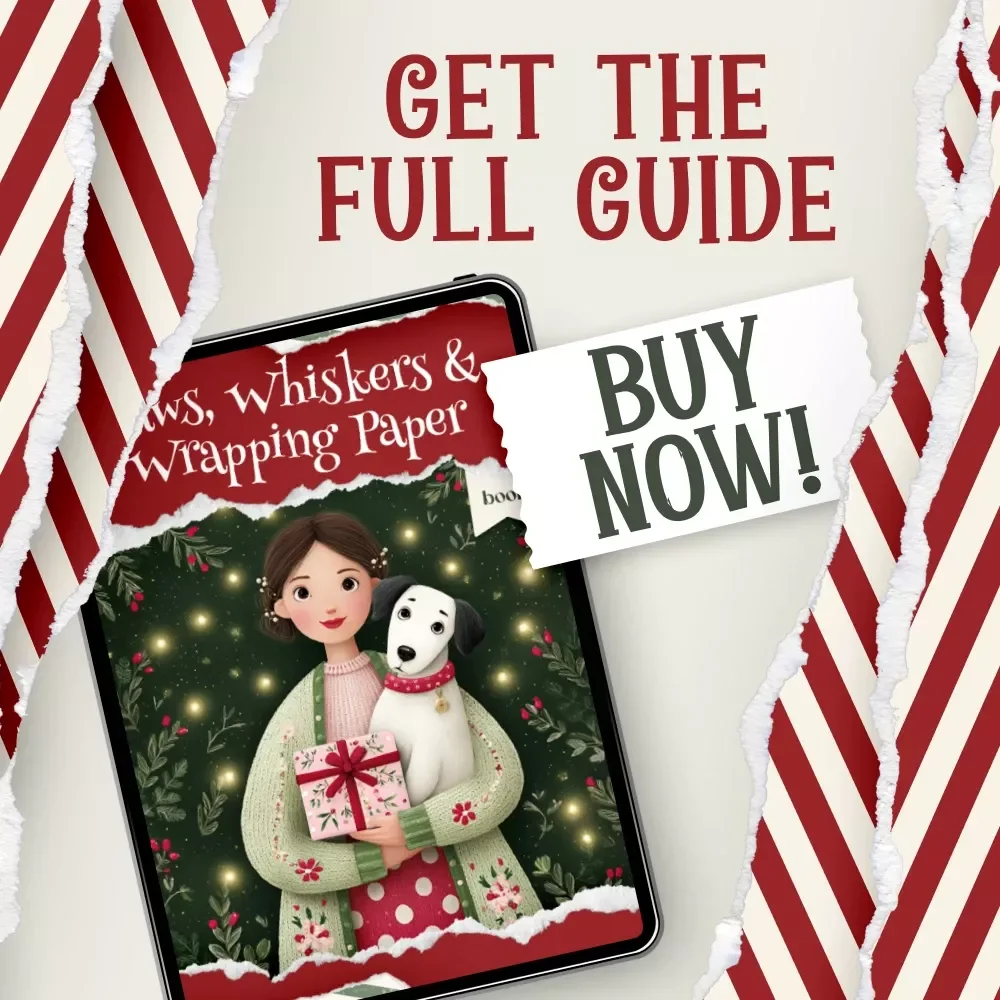 Paws, Whiskers & Wrapping Paper — Pet Lover Gift Guide | Digital Download | Holiday Pet Gift Ideas | Pet-Themed eBook for Dog, Cat & Exotic Pet Owners