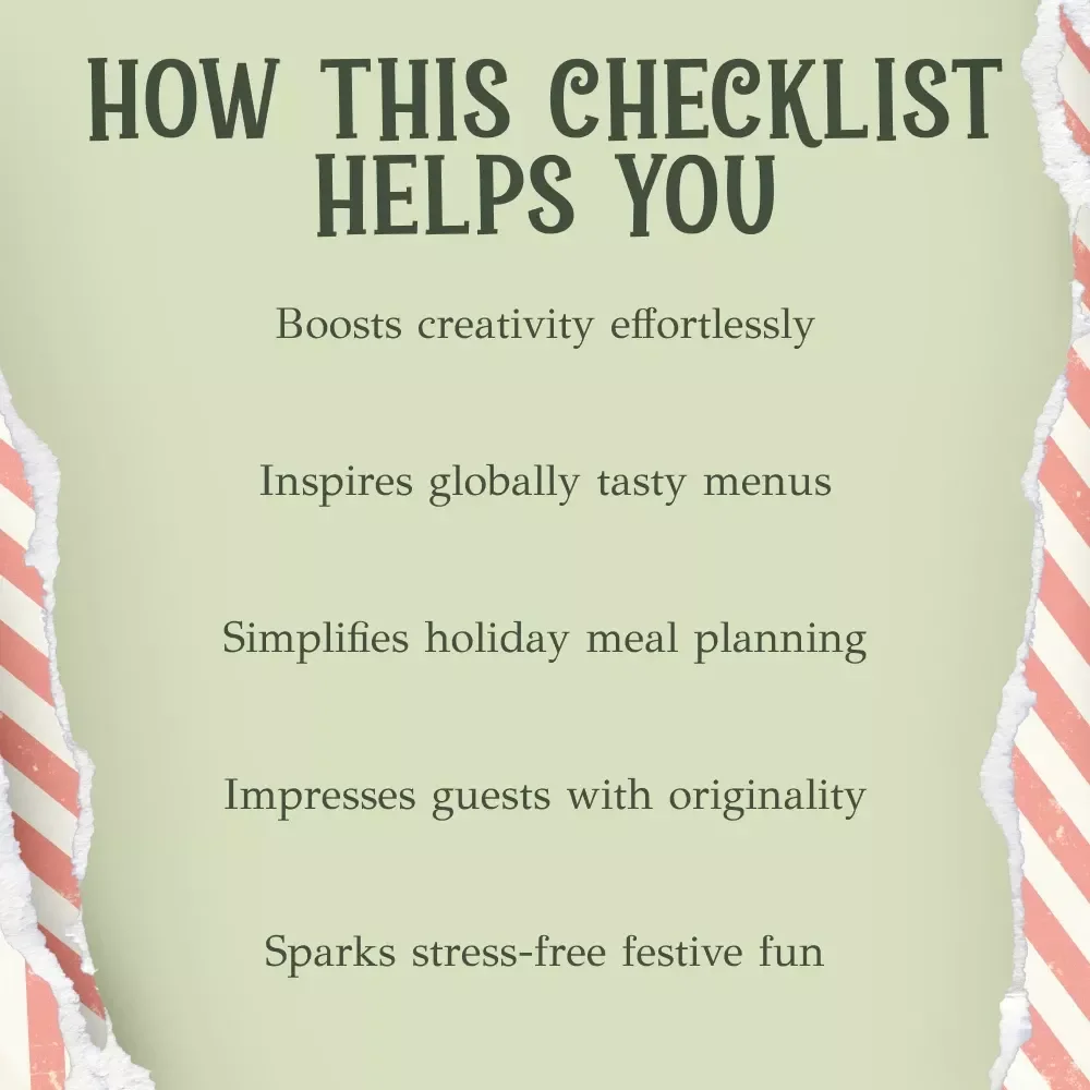 Break the Mold: Non-Traditional Christmas Dinner Checklist | Unique Holiday Menu Planner | Festive Meal Ideas Guide | Digital Download for non traditional christmas dinner ideas