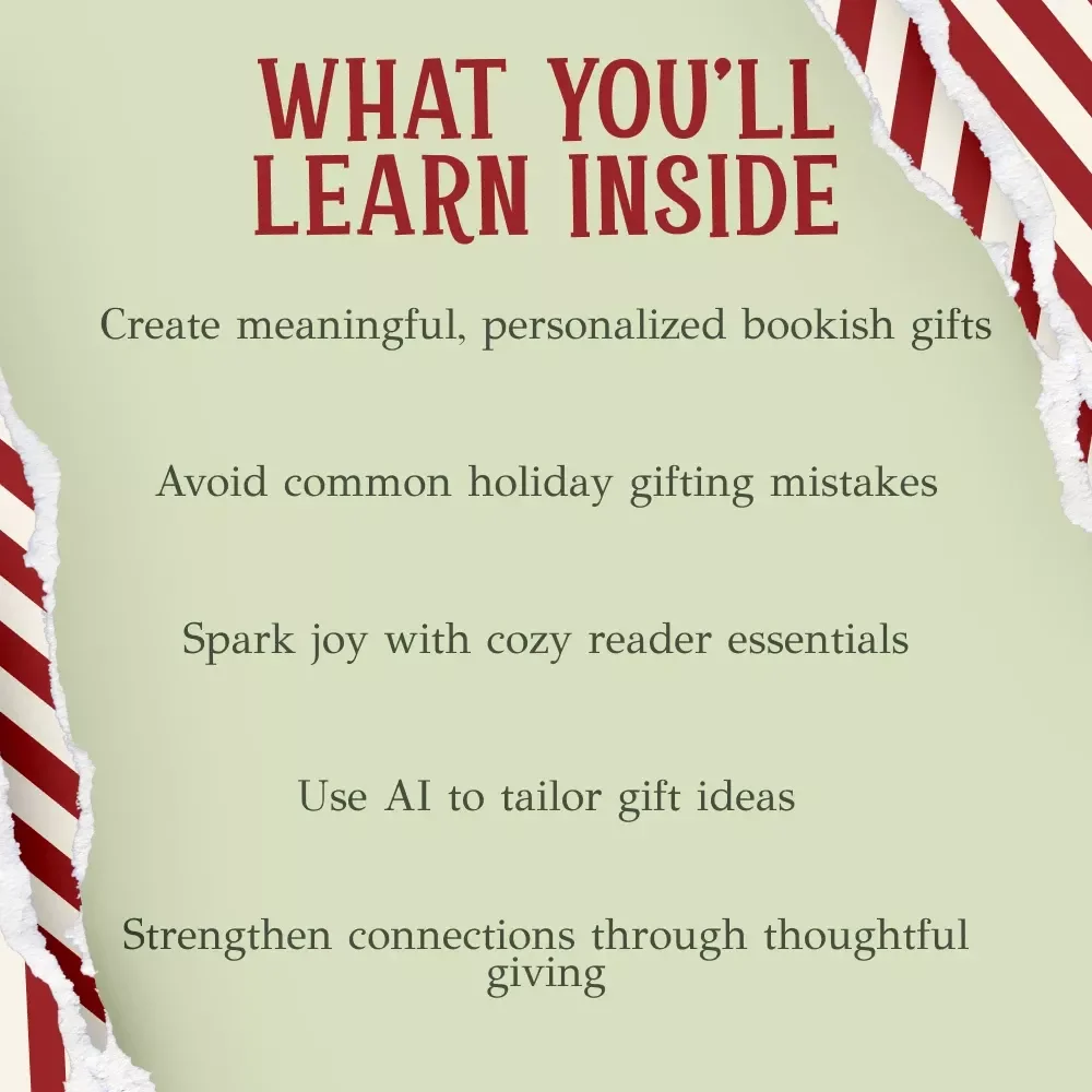 Cozy Surprises for Book Lovers This Christmas – Digital Guide for Unique Bookish Gifts, Reading-Themed Holiday Gift Ideas, Personalized Literary Presents, Cozy Gifts for Readers