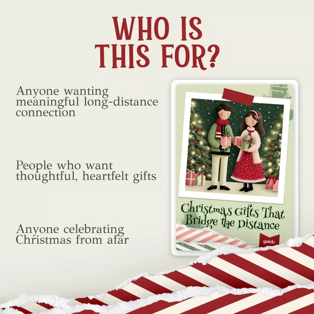 Christmas Gifts That Bridge the Distance | Digital Guide for Meaningful Holiday Connection | Perfect gifts for long distance relationships christmas