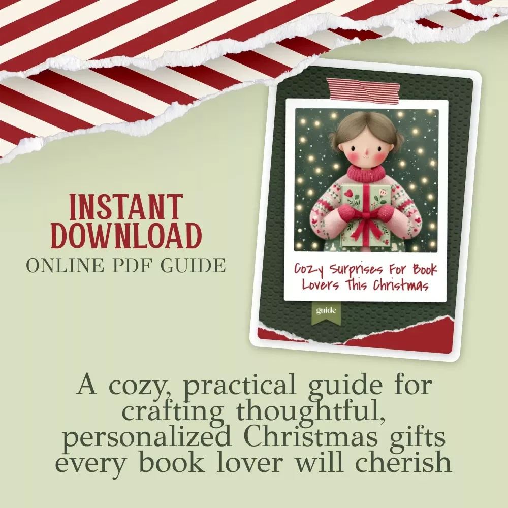 Cozy Surprises for Book Lovers This Christmas – Digital Guide for Unique Bookish Gifts, Reading-Themed Holiday Gift Ideas, Personalized Literary Presents, Cozy Gifts for Readers
