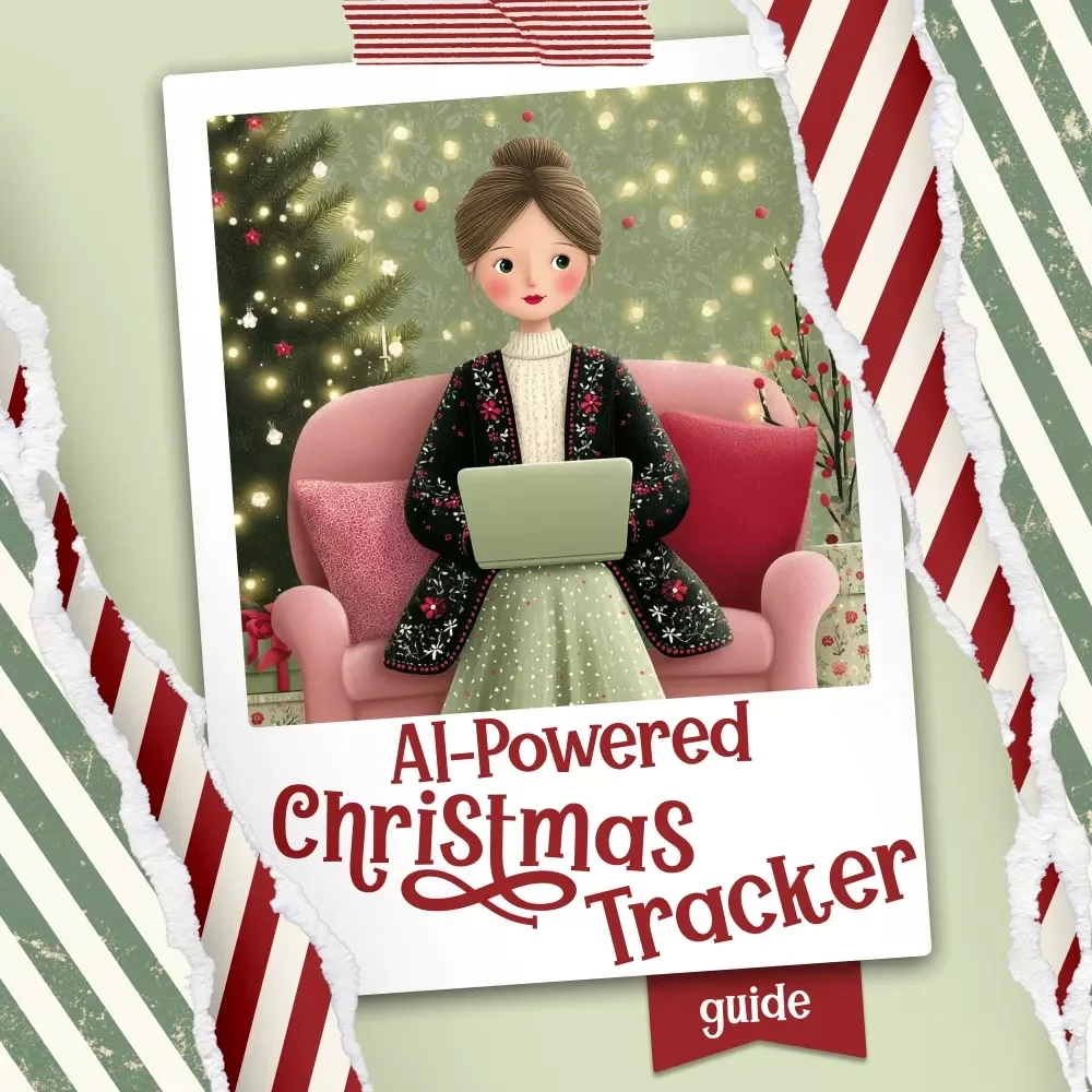 AI-Powered Christmas Tracker | Holiday Gift Planning Guide | How to Create a Gift Tracker for Christmas Giving with AI | Digital Download