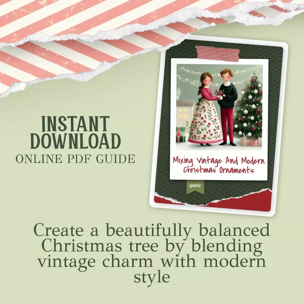 Mixing Vintage and Modern Christmas Ornaments | Festive Decorating Guide for Effortless Holiday Style | How to Mix Vintage and Modern Christmas Ornaments