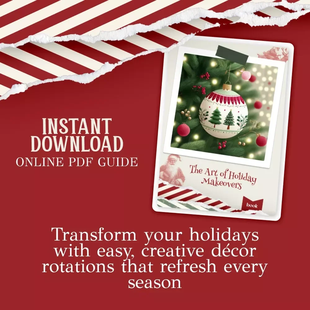 The Art of Holiday Makeovers | Christmas Decor Rotation eBook | Festive Theme Planning Guide | How to Rotate Christmas Decor Themes Year to Year
