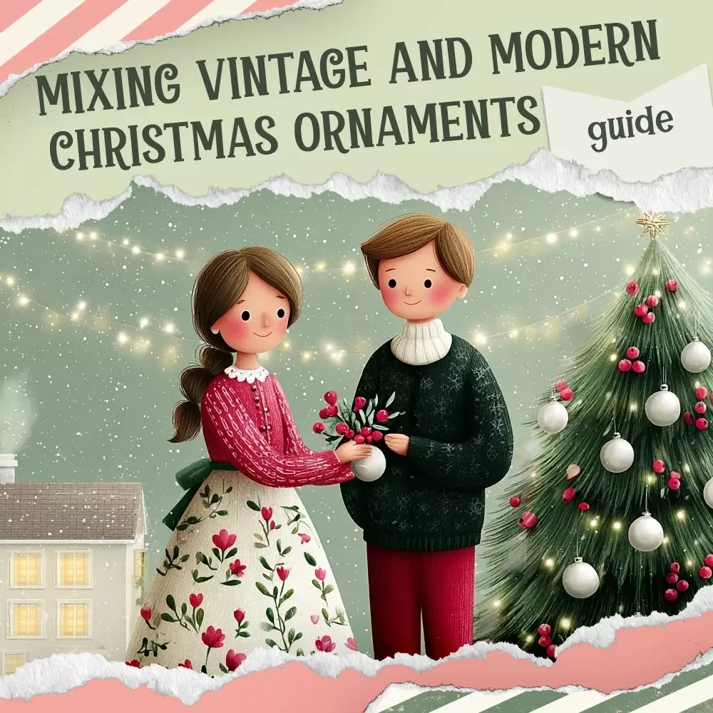 Mixing Vintage and Modern Christmas Ornaments | Festive Decorating Guide for Effortless Holiday Style | How to Mix Vintage and Modern Christmas Ornaments