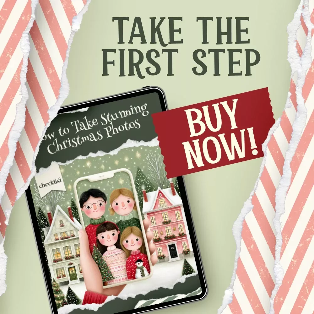 How to Take Stunning Christmas Photos – Printable Photography Checklist for Beginners | Holiday Photo Guide | how to take good christmas photos