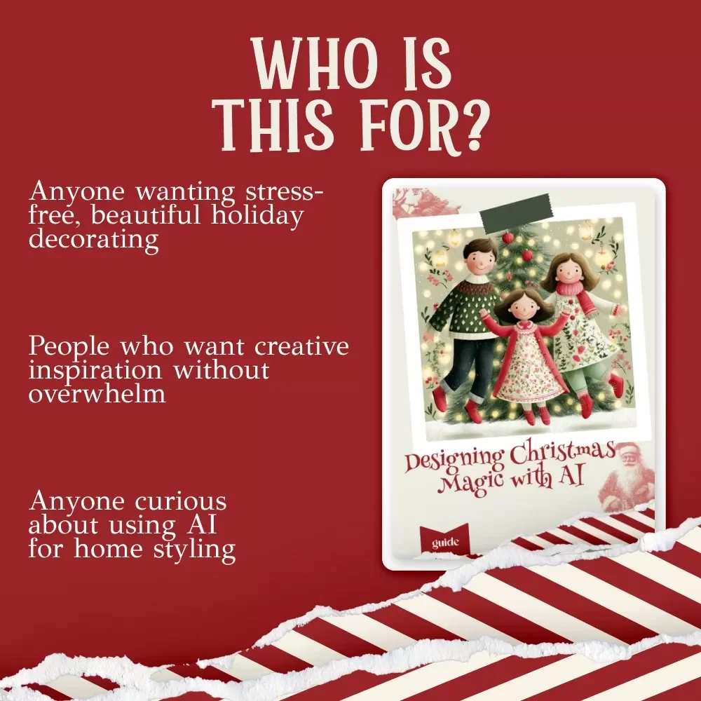 Designing Christmas Magic with AI | Holiday Decor Guide | how to use ai to design your christmas decorations | Festive Home Styling & AI Inspiration