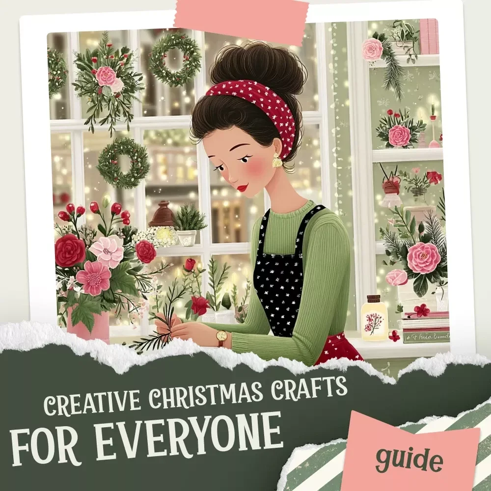 Creative Christmas Crafts for Everyone – Holiday Crafting Guide, DIY Projects, christmas crafts ideas Inspiration for Beginners & Families