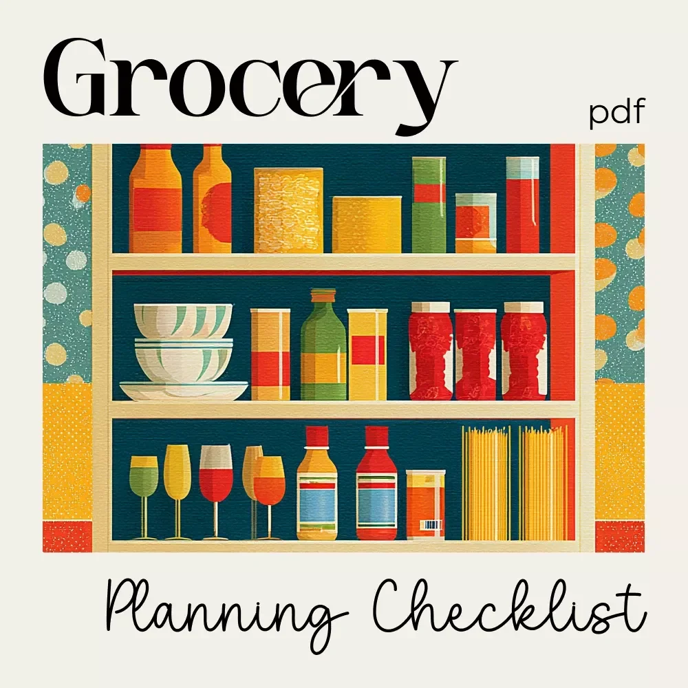 How to Use AI to Suggest Pantry Staples Based on Budget | Smart Grocery Planning Checklist | Digital Download for Budget-Friendly Kitchen Organization