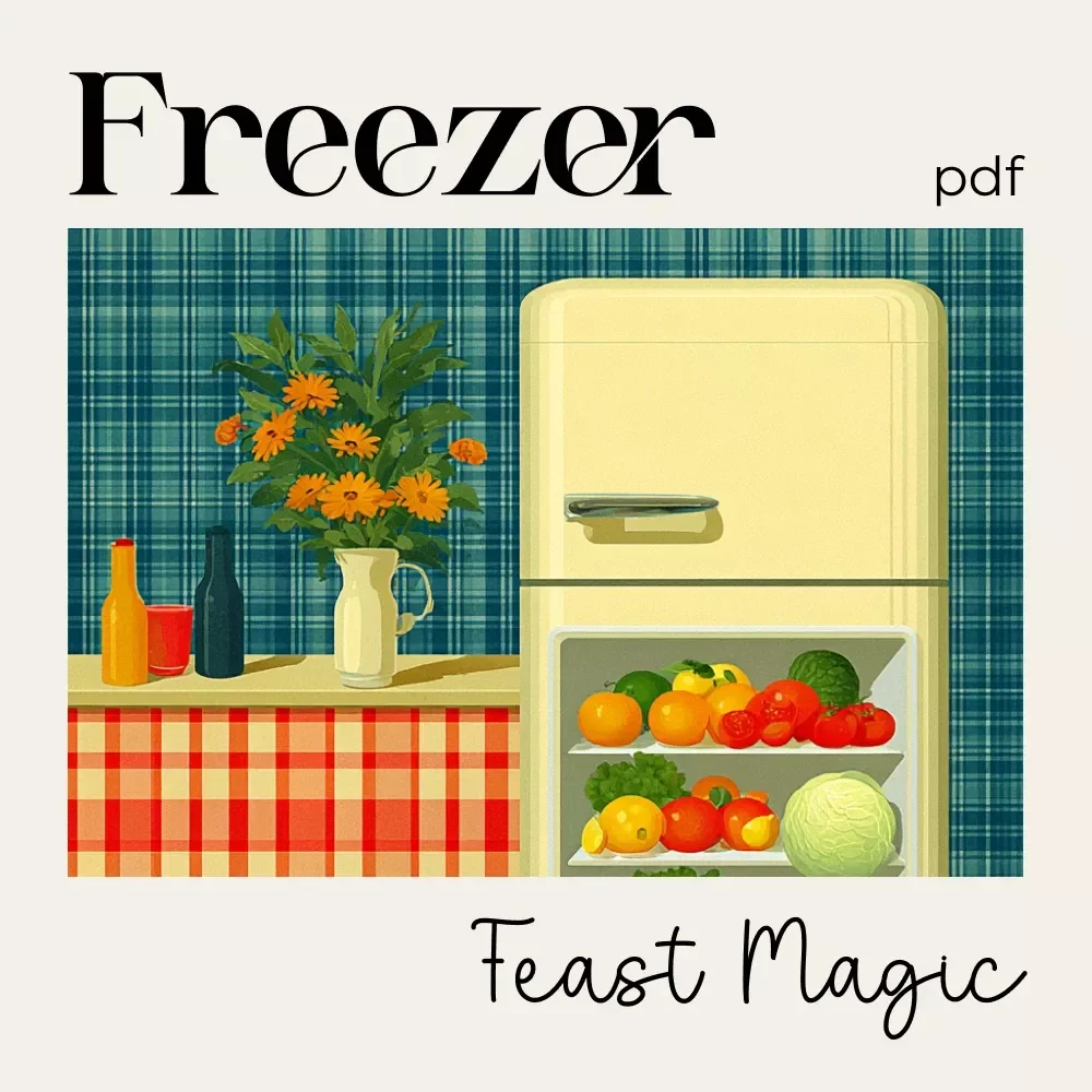 Freezer Feast Magic | freezer-friendly comfort meals to prep ahead eBook | Meal Prep Guide for Make-Ahead Cozy Classics & Stress-Free Batch Cooking
