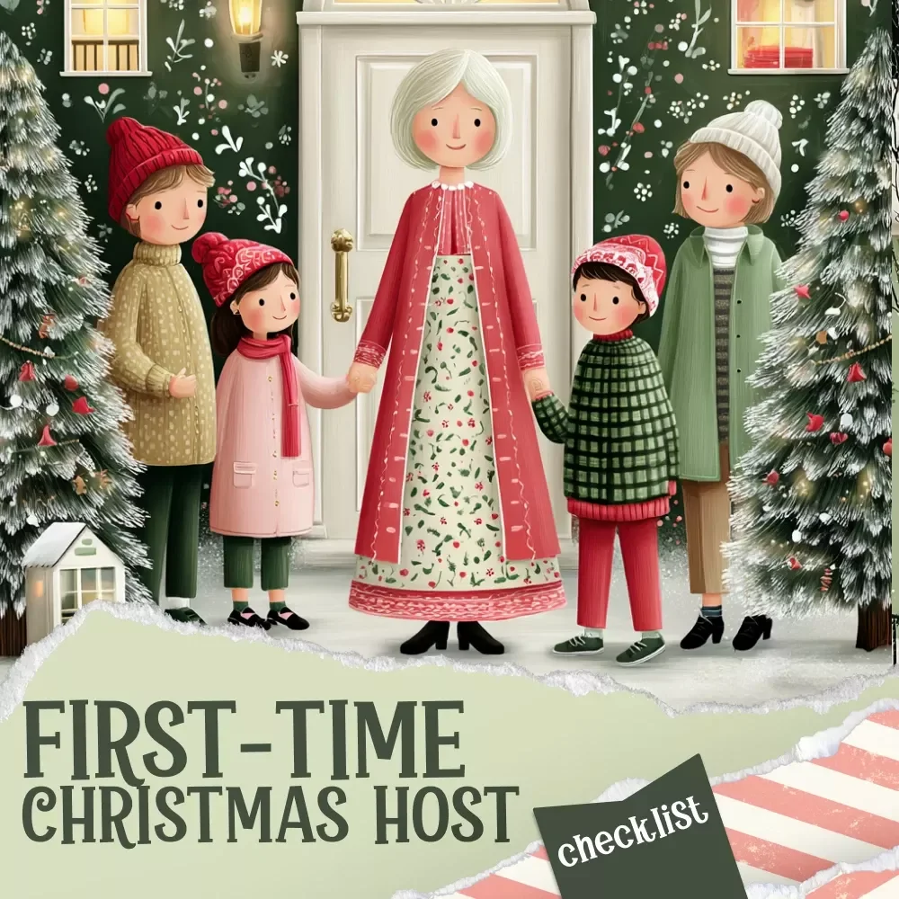 First-Time Christmas Host Checklist | Holiday Planning Guide for Beginners | Stress-Free Hosting with tips for hosting your first christmas