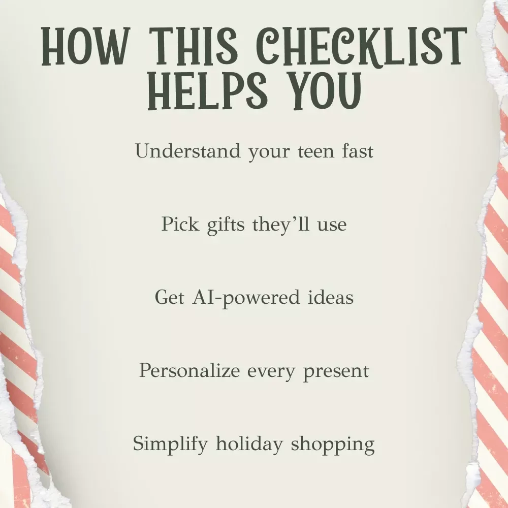 The Best Christmas Gifts for Teens | Printable Checklist | Holiday Gift Guide for Parents | Digital Download | best christmas gifts for teens