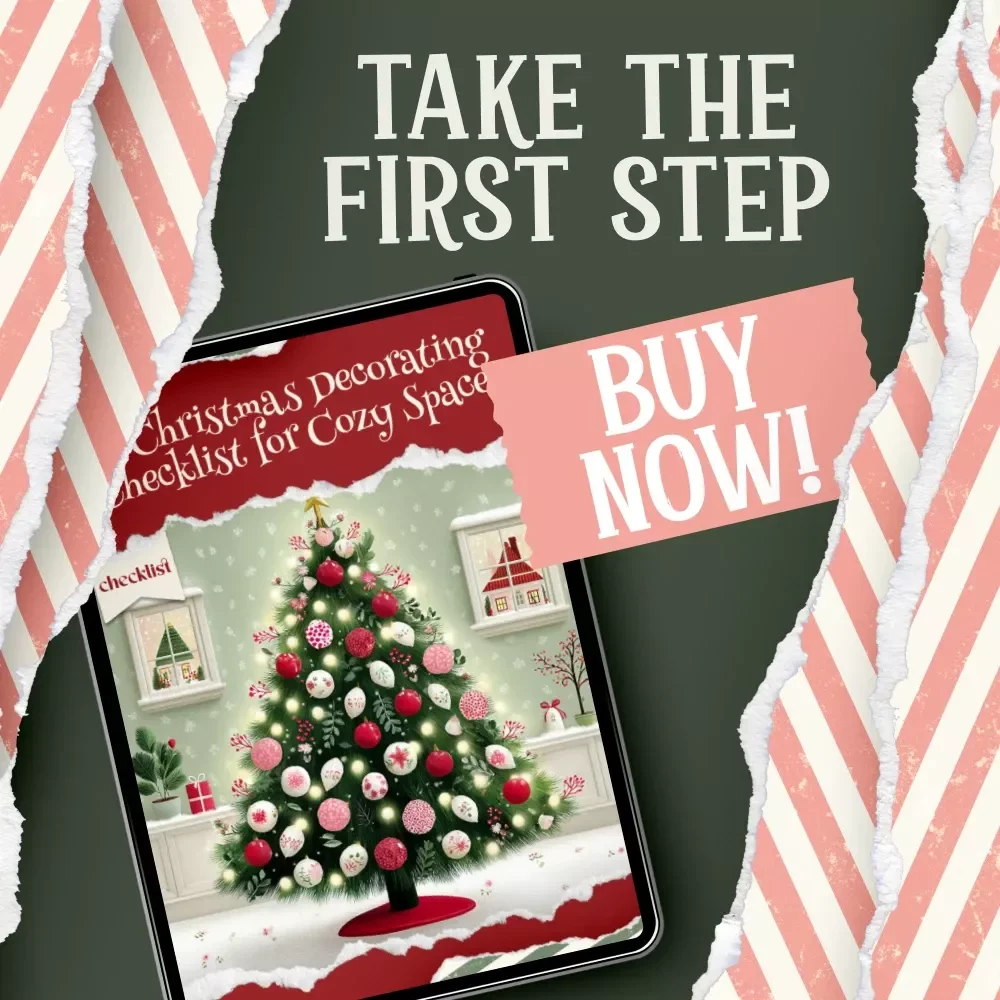 A Christmas Decorating Checklist for Cozy Spaces | Holiday Rental Décor Guide | Printable Christmas Checklist for Small & Cozy Homes