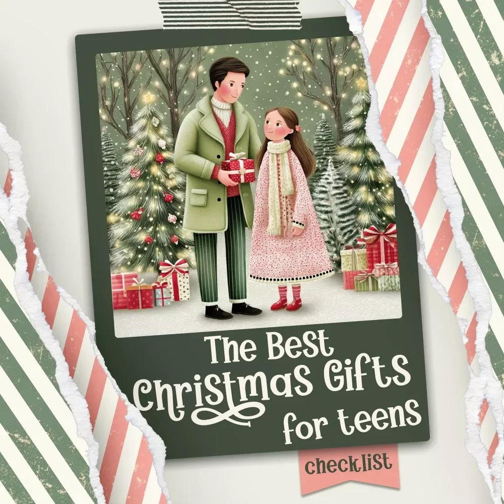 The Best Christmas Gifts for Teens | Printable Checklist | Holiday Gift Guide for Parents | Digital Download | best christmas gifts for teens